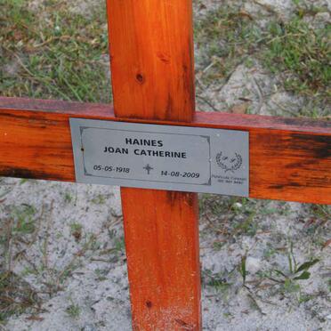 HAINES Joan Catherine 1918-2009