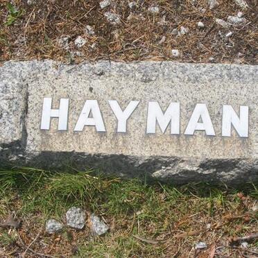 HAYMAN Abram 1901-1958 &amp; Johanna 1901-1979