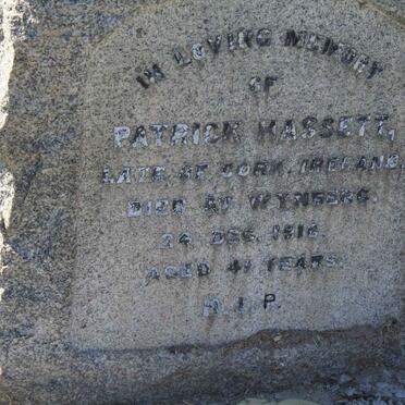 HASSETT Patrick -1916
