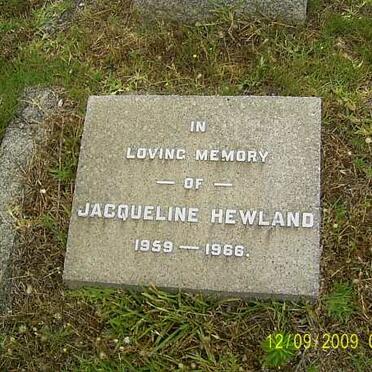 HEWLAND Jacqueline 1959-1966