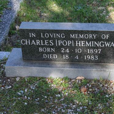 HEMINGWAY Charles 1897-1983