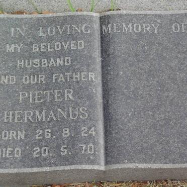 HEERDEN Pieter Hermanus, van 1924-1970 