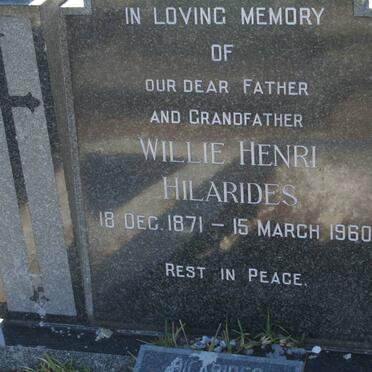 HILARIDES Willie Henri 1871-1960