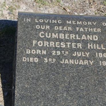 HILL Cumberland Forrester 1862-1955