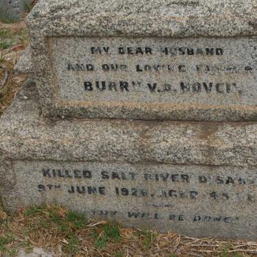 HOVEN Burry, v.d. -1926