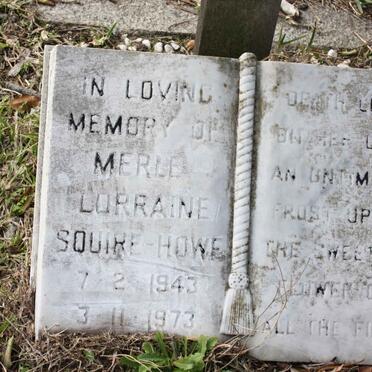 HOWE Merle Lorraine, SQUIRE 1943-1973