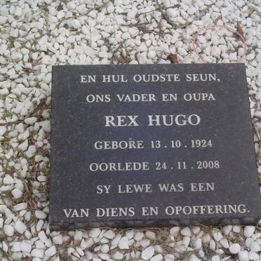 HUGO Rex 1924-2008