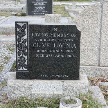 JACOB Olive Lavinia 1914-1960