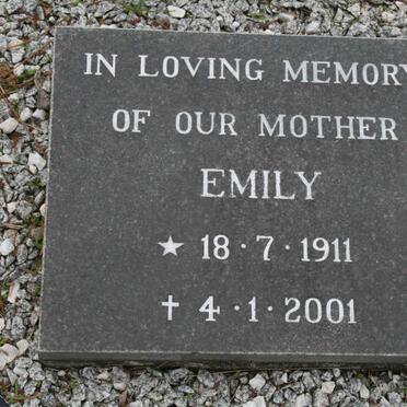 JACKSON Emily 1911-2001