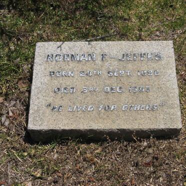 JEFFES Norman, F. 1896-1963