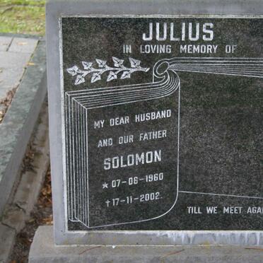 JULIUS Solomon 1960-2002