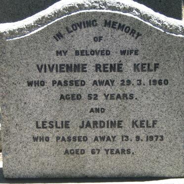 KELF Leslie Jardine -1973 &amp; Vivienne Rene -1960