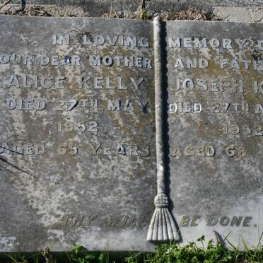 KELLY Joseph -1952 &amp; Alice -1952