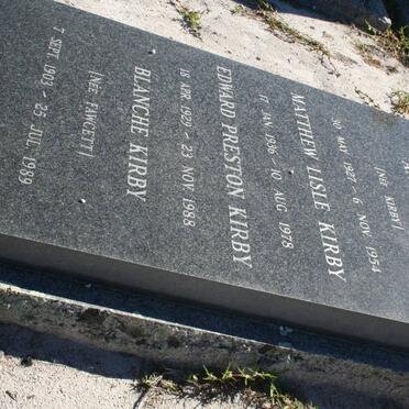 KIRBY Blanche nee FAWCETT 1903-1989 :: KIRBY Barbara 1925-2005 :: HEAD Anne nee KIRBY 1927-1954