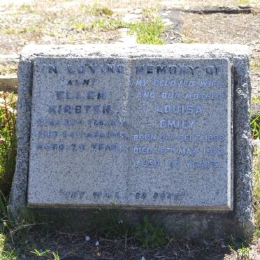 KIRSTEN Ellen 1875-1945 :: ? Louisa Emily 1908-1972