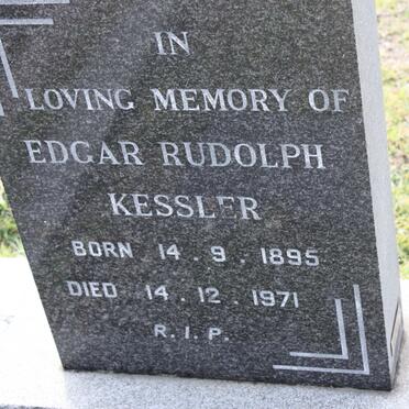 KESSLER Edgar Rudolph 1895-1971
