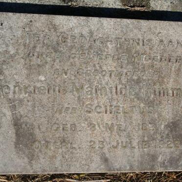 KIMMYSER Henriette Mathilde nee SCHELTUS 1831-1923