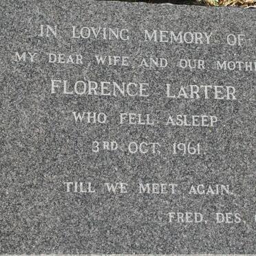 LARTER Florence -1961