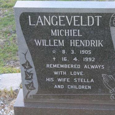 LANGEVELDT Michiel Willem Hendrik 1905-1992