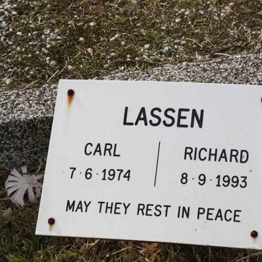 LASSEN Carl -1974 :: LASSEN Richard -1993
