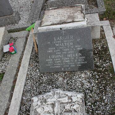 LARGIER Walter 1892-1966 &amp; Louise Helen 1900-1973