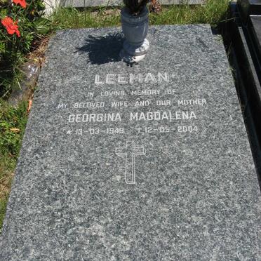 LEEMAN Georgina Magdalena 1949-2004