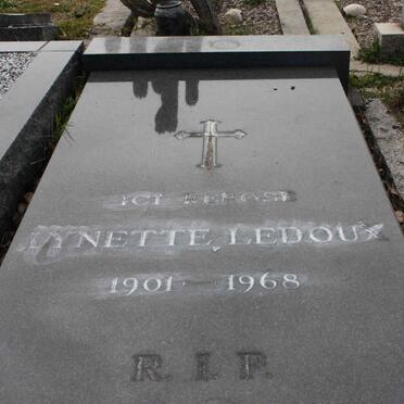 LEDOUX Lynette 1901-1968