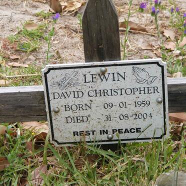 LEWIN David Christopher 1959-2004