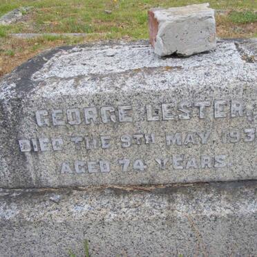 LESTER George  -1933