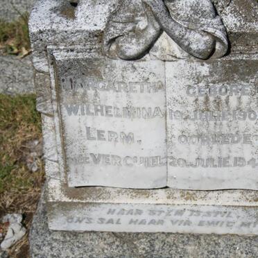LERM Margaretha Wilhelmina nee VERCUIEL 1901-1947