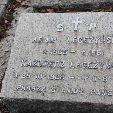 LEGEZYNSKI Adam 1906-1961 &amp; Kazimierz 1908-1971