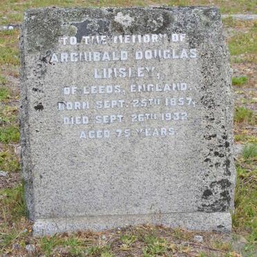 LINSLEY Archibald Douglas 1857-1932