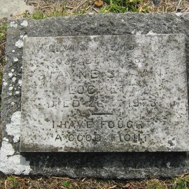 LOCKETT Wayne S? -1973