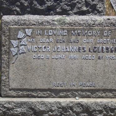 LOUBSER Victor Johannes -1951