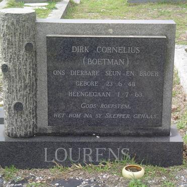 LOURENS Dirk Cornelius 1948-1963