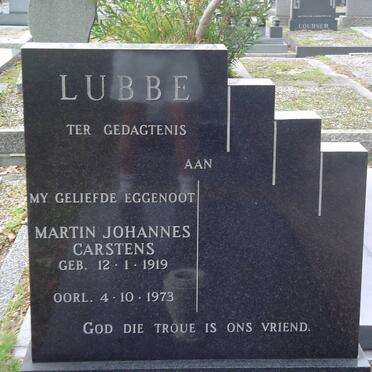 LUBBE Martin Johannes Carstens 1919-1973
