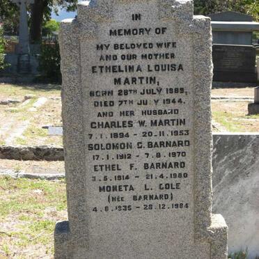 MARTIN :: BARNARD :: COLE