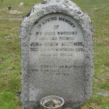 MATTHEE John Henry -1938 :: MATTHEE Henry ? 