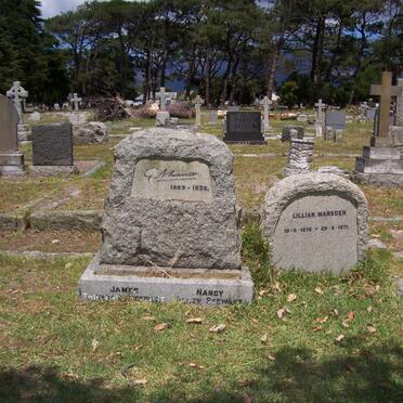 MARSDEN G. 1869-1938 :: MARSDEN Lillian 1876-1971 :: STEWART James Th? :: STEWART Nancy ?llen 