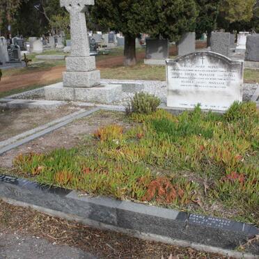 MANASSE Franz Josef 1872-1949 & Susan Louisa BOTHA 1894-1972 :: MANASSE Rudolf 1934-1975 :: MANASSE Franz -1949 :: MANASSE Ernest H. -1998