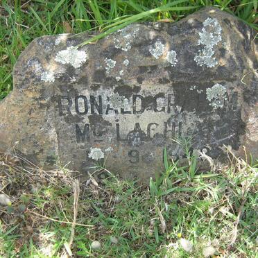 MCLACHLAN Ronald Graham -1948
