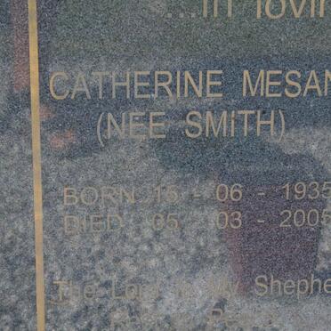 MESANE Catherine nee SMITH 1935-2005