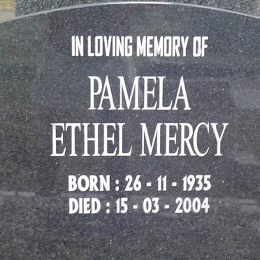 MERCY Pamela Ethel 1935-2004