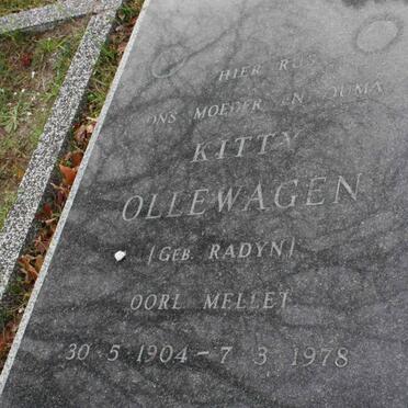 MELLET Kitty voorheen OLLEWAGEN nee RADYN 1904-1978
