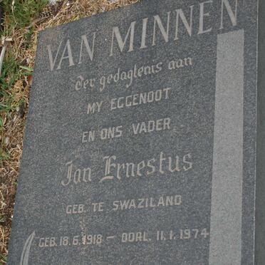 MINNEN Jan Ernestus, van 1918-1974