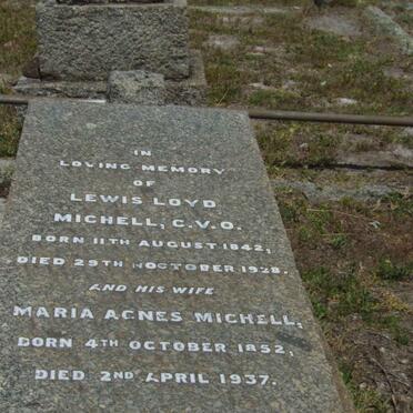 MICHELL Lewis Loyd 1842-1928 &amp; Maria Agnes 1852-1937