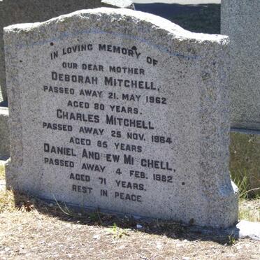 MITCHELL Charles -1964 :: MITCHELL Deborah -1962 :: MITCHELL Daniel Andrew -1982