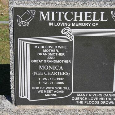 MITCHELL Monica nee CHARTERS 1937-2005