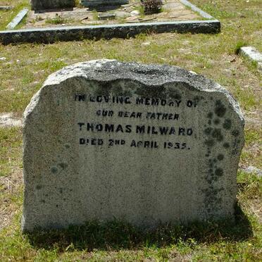 MILWARD Thomas -1935