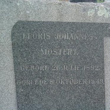 MOSTERT Floris Johannes 1892-1949